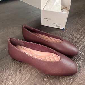 NEW, NEVER WORN! Birdies Women’s Oxblood Flats